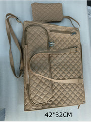 Fashionable Lunch Tote Bag Women's Thermal Insulation Lunch Box Leak-proof Crossbody Computer Storage Bag Quilted Large Capacity Handbag With Purse